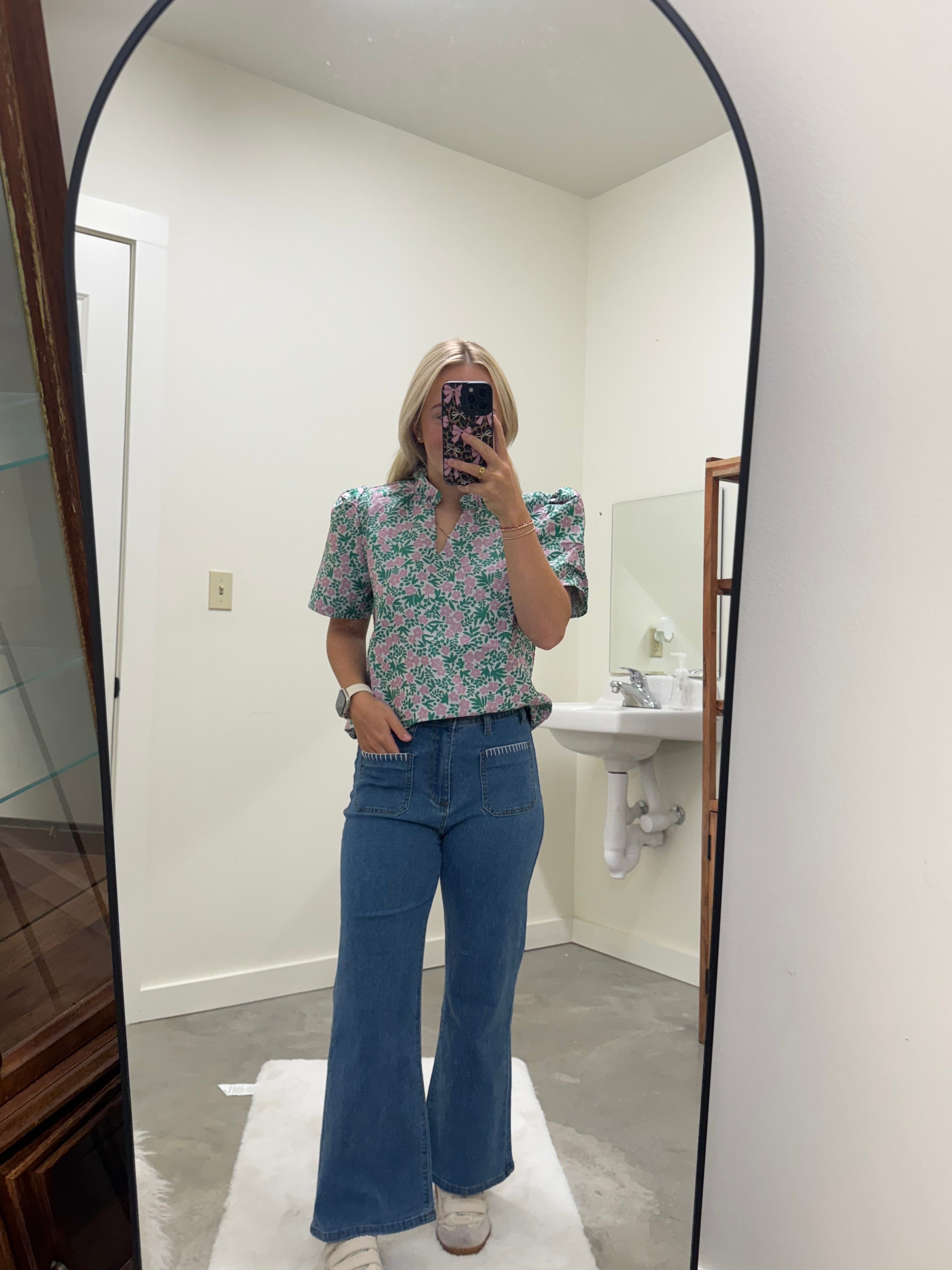 Threaded Pocket Jeans