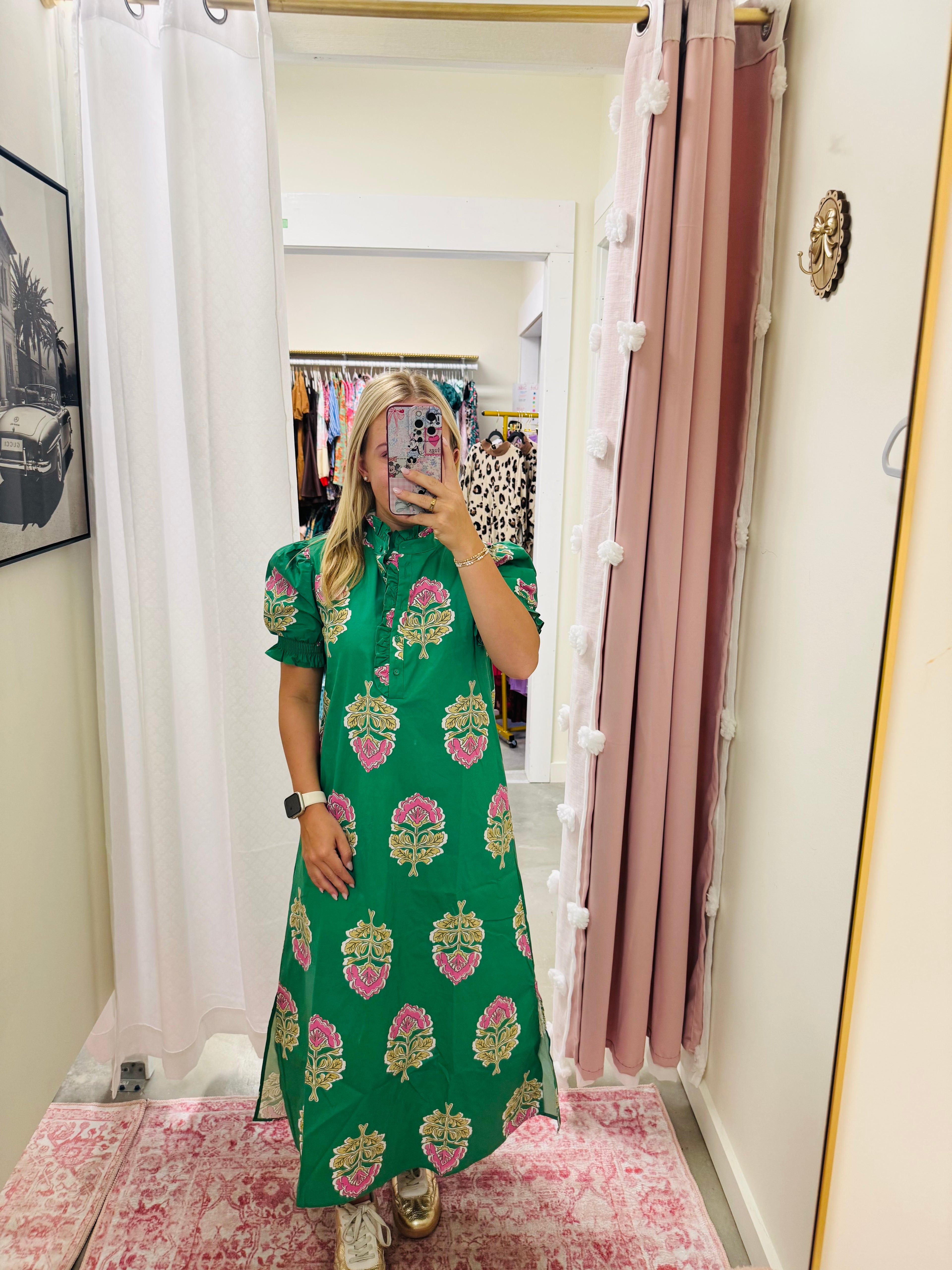 Collar Button Down Maxi