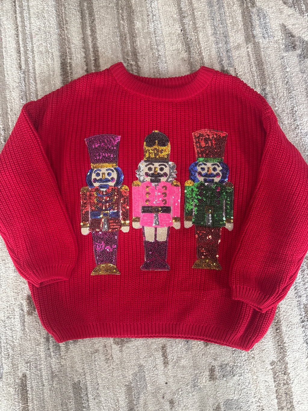 Red Nutcracker Knit Sweater