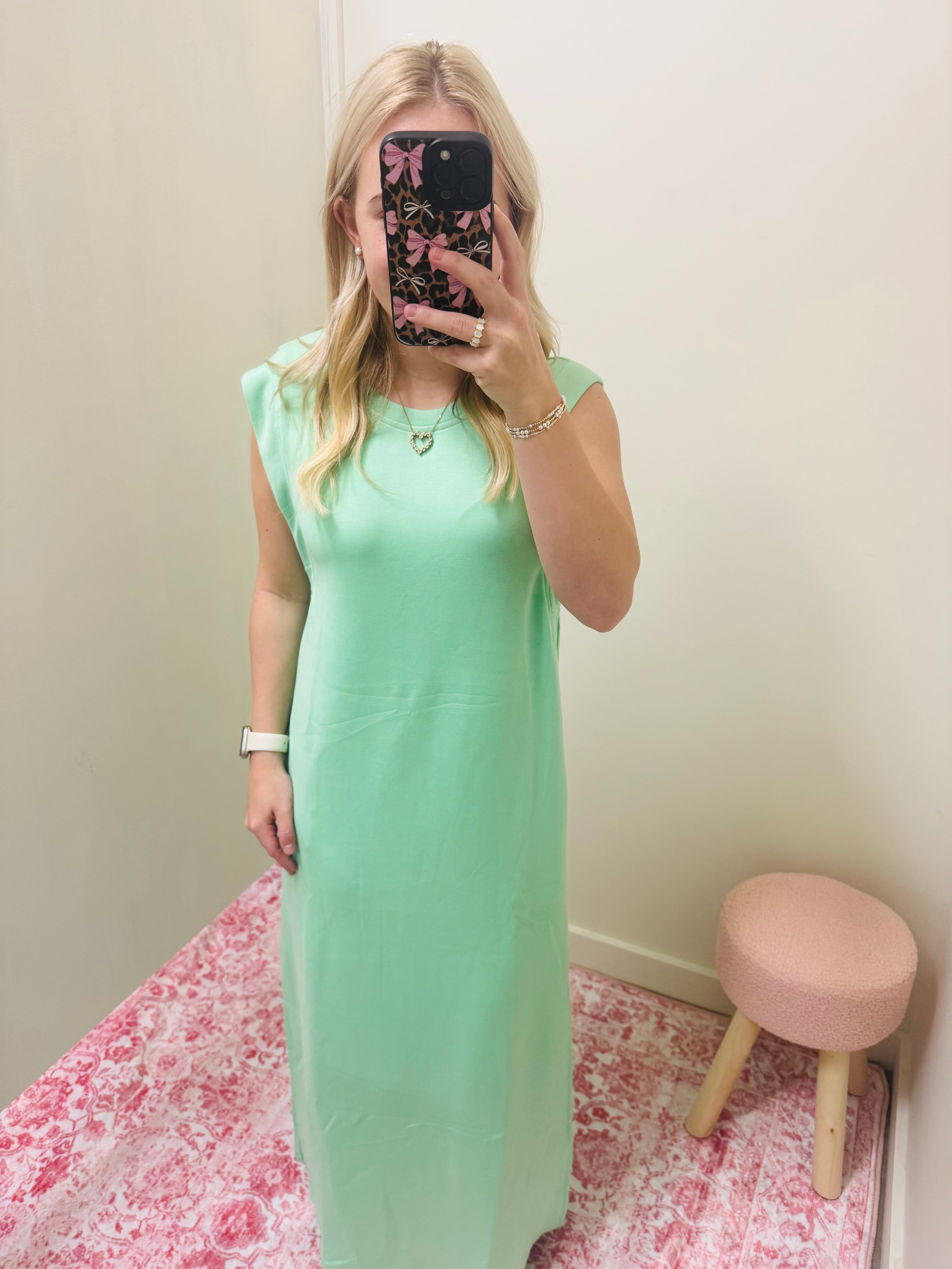 Mint Casual Soft Stream Dress