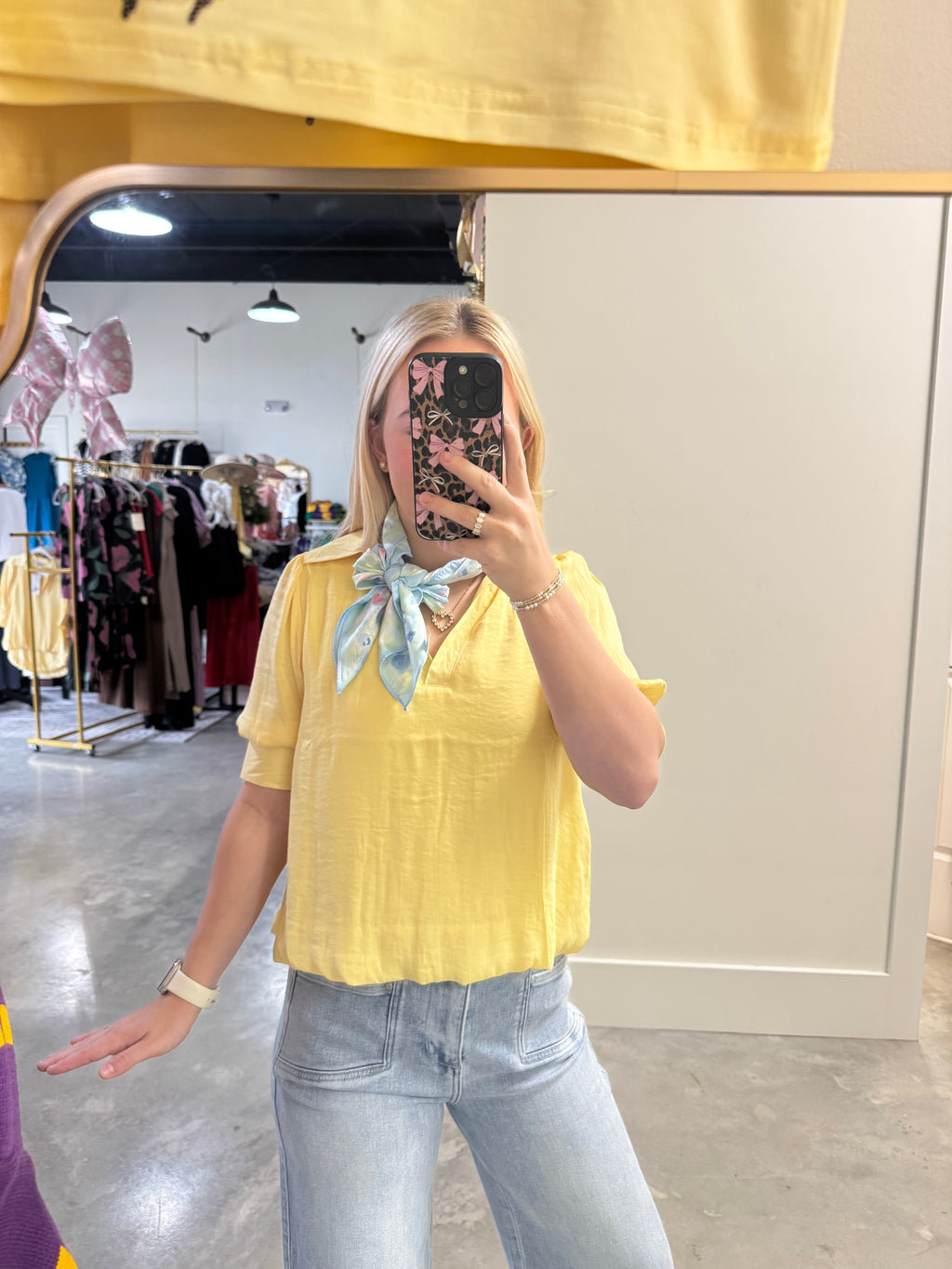 Sunflower Yellow Balloon Top