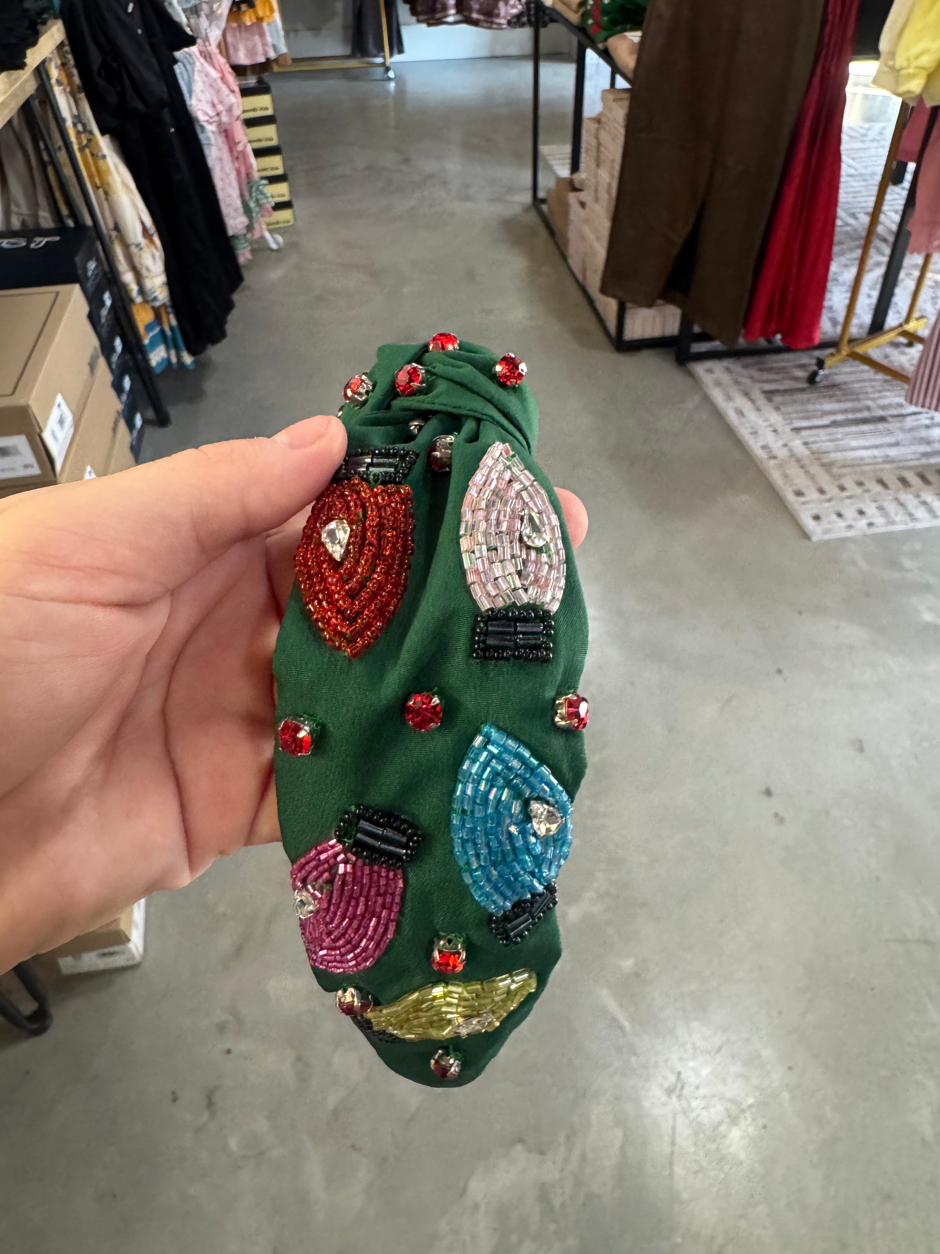 Beaded Lights Headband