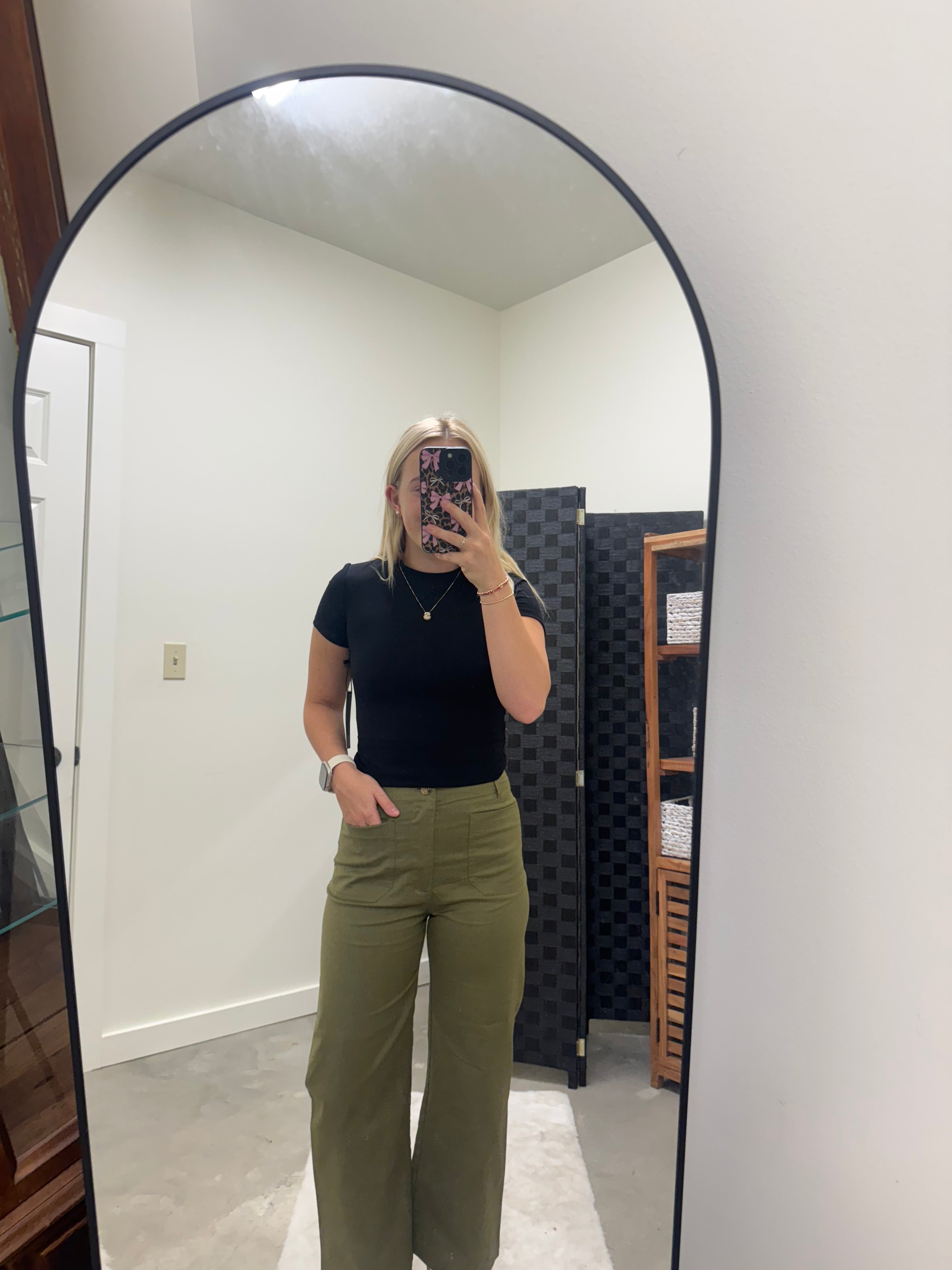 Black Soft-stream Fitted Tee