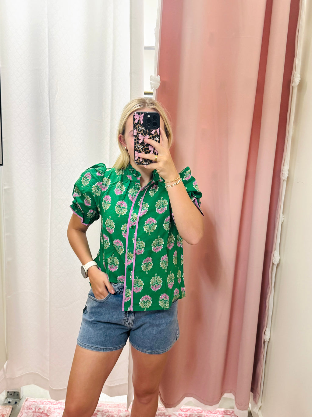 Green Garden Blouse