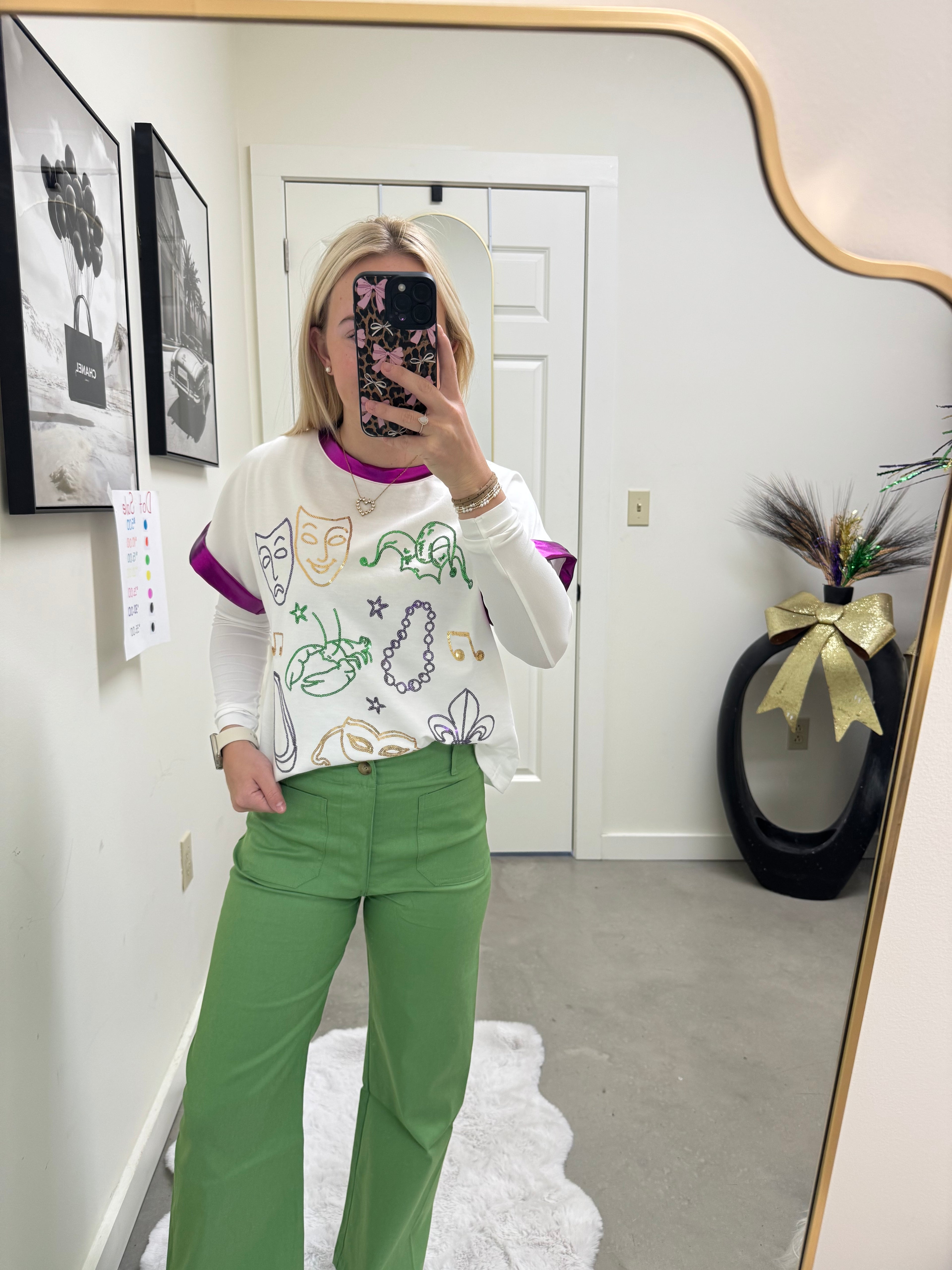 Apple Green Pants