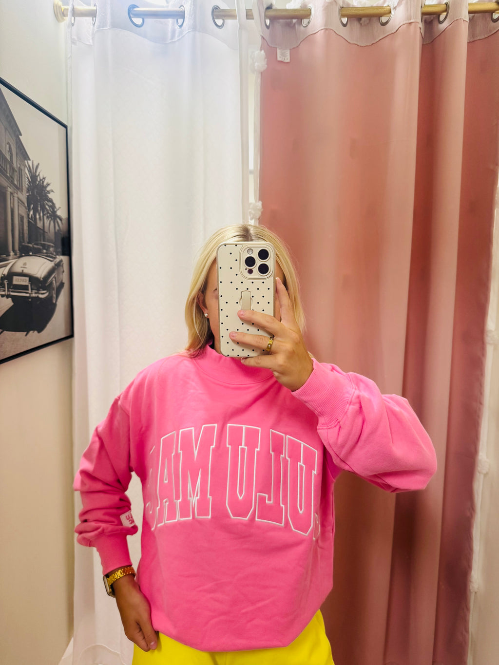 Lulu Mac Bubblegum Mockneck