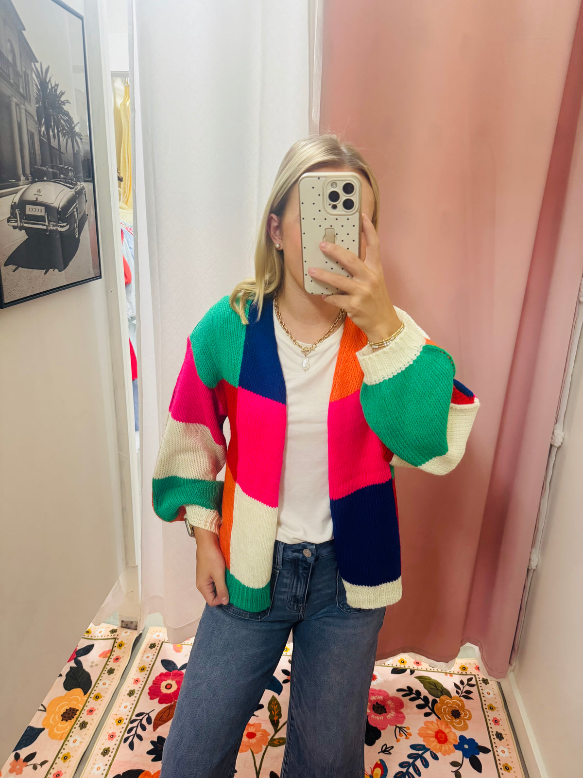 Bright Multi Color Cardigan