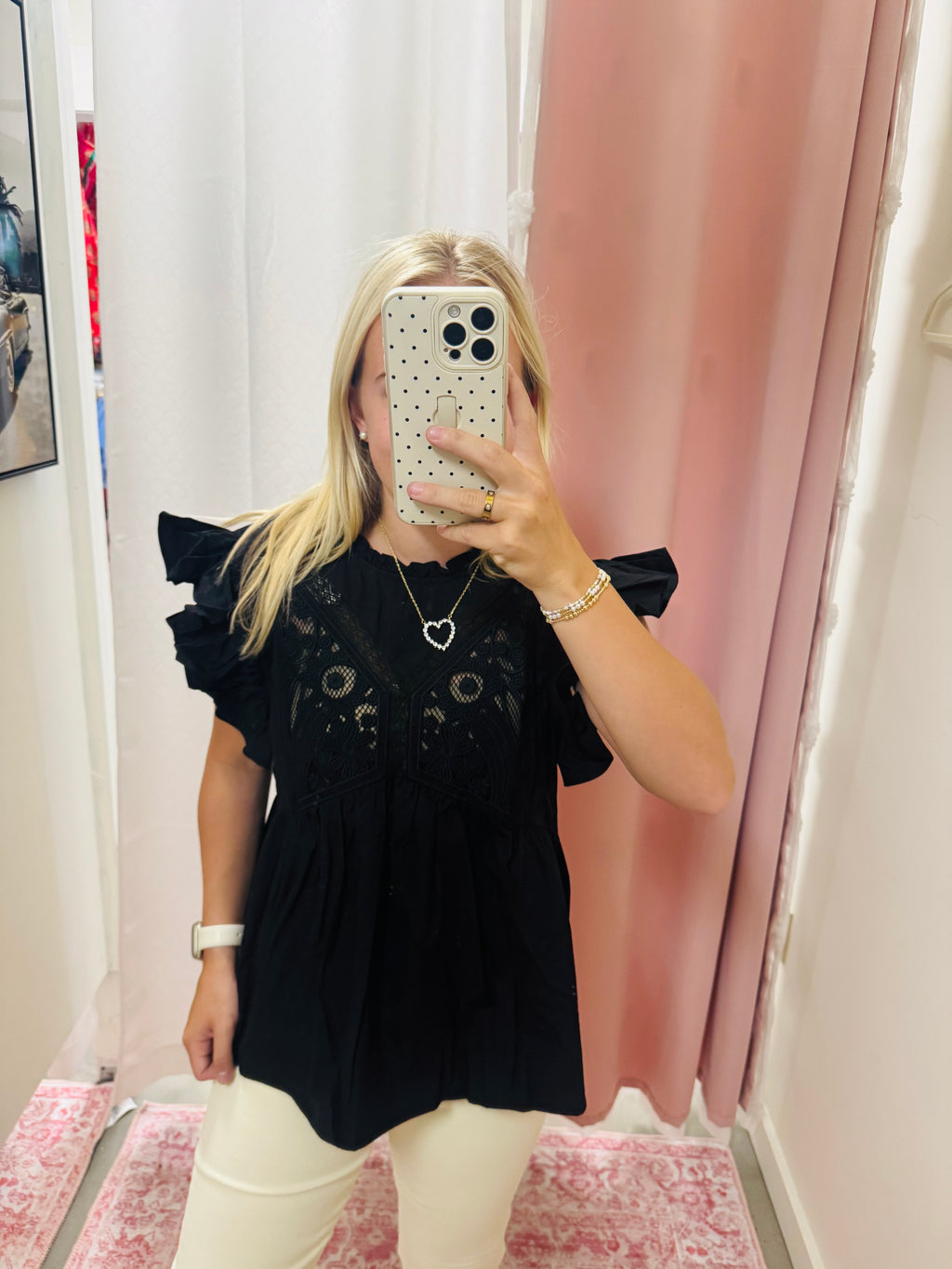 Black Lace Top