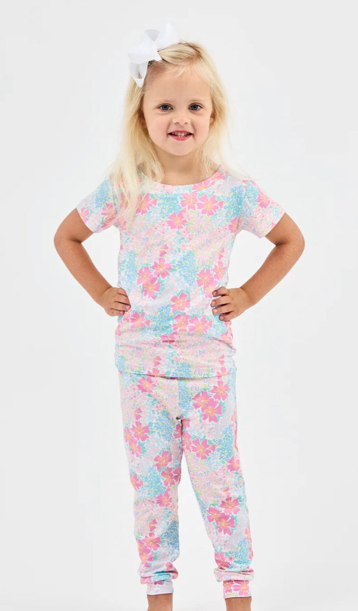 Mary Square Floral Toddler Pjs