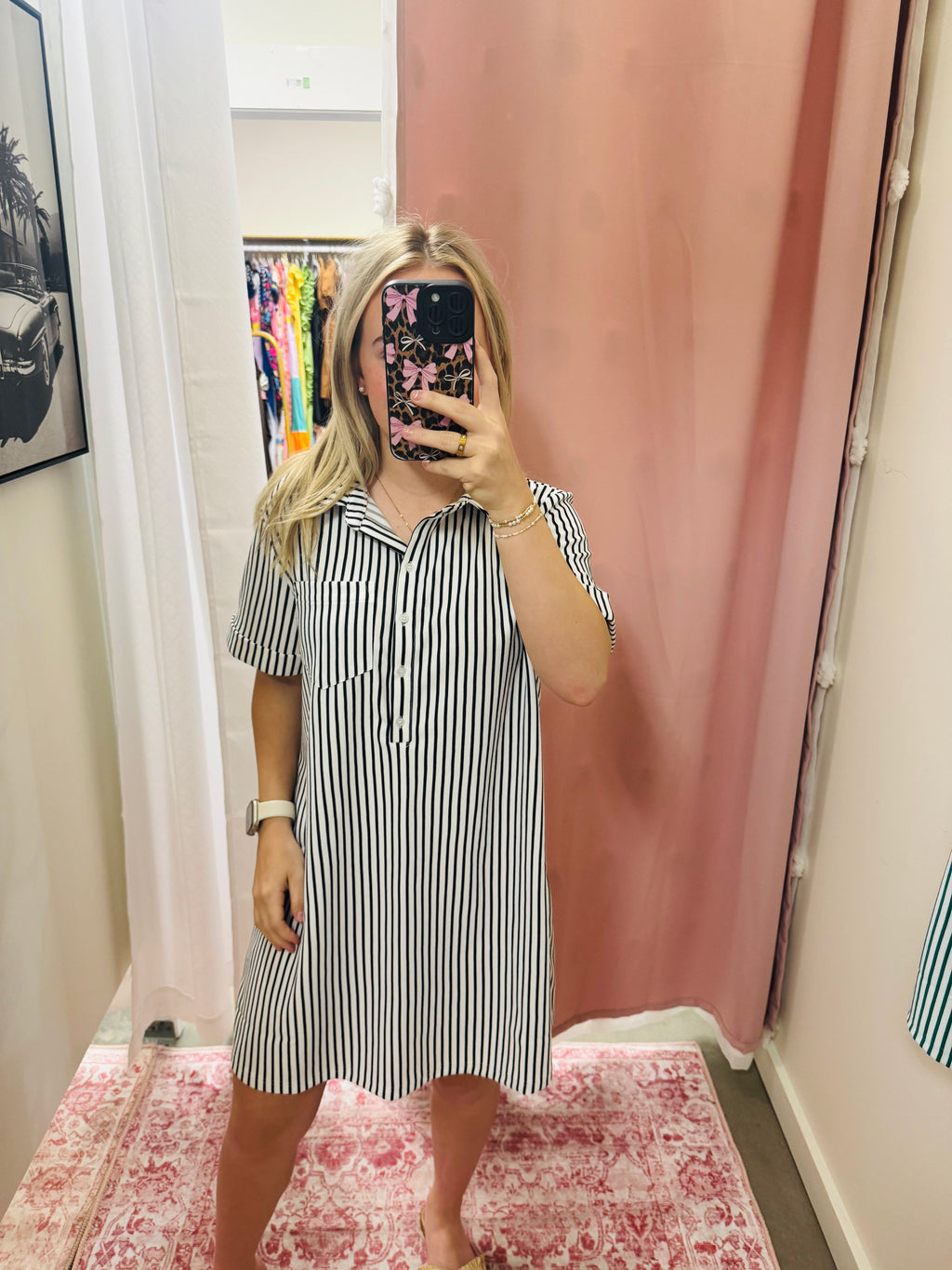 Black Throw On Dress
