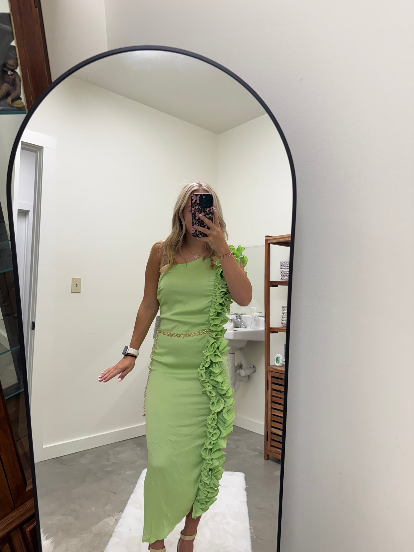 Side Ruffle Dress
