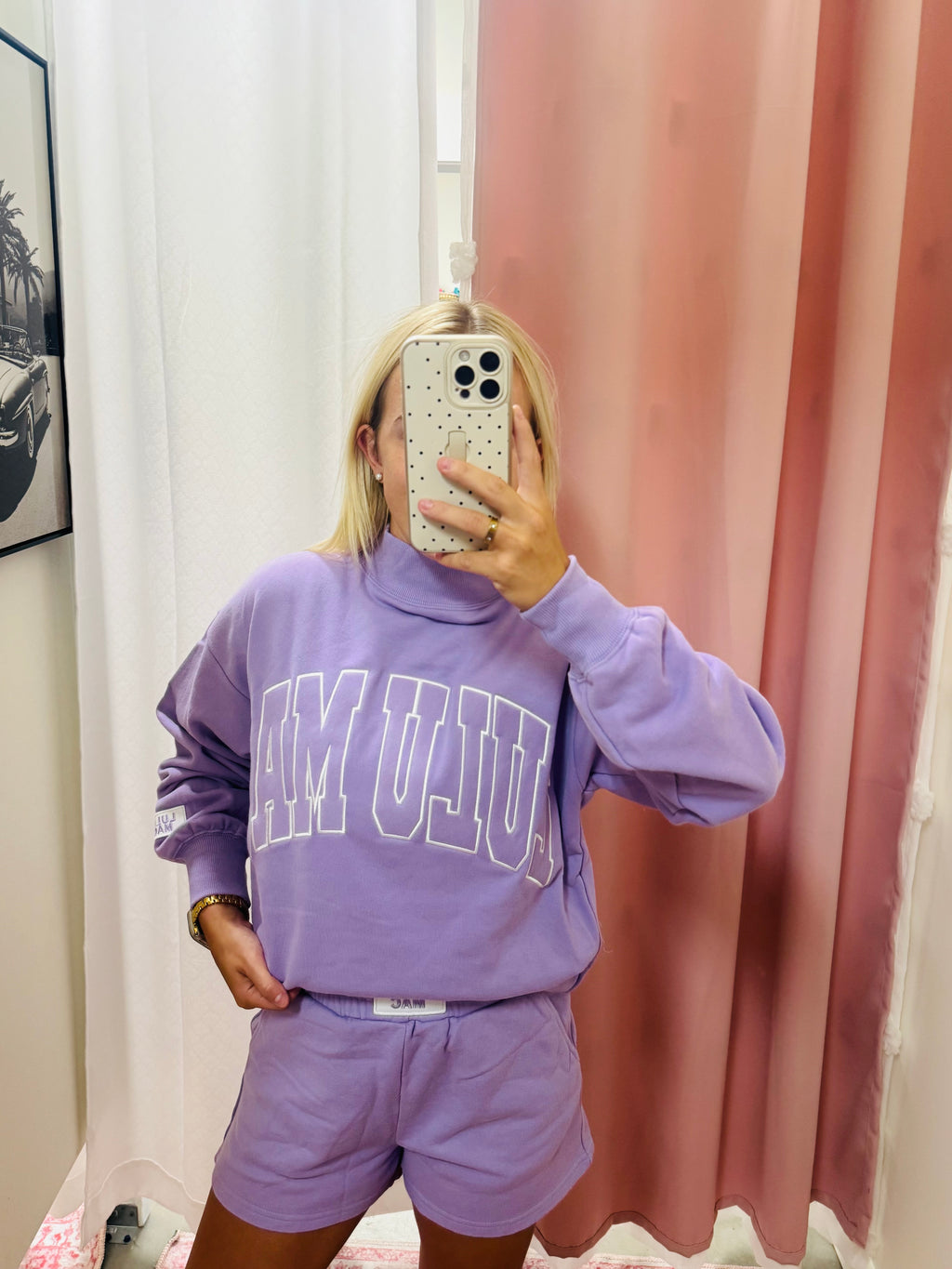 Lulu Mac Lavender Mockneck