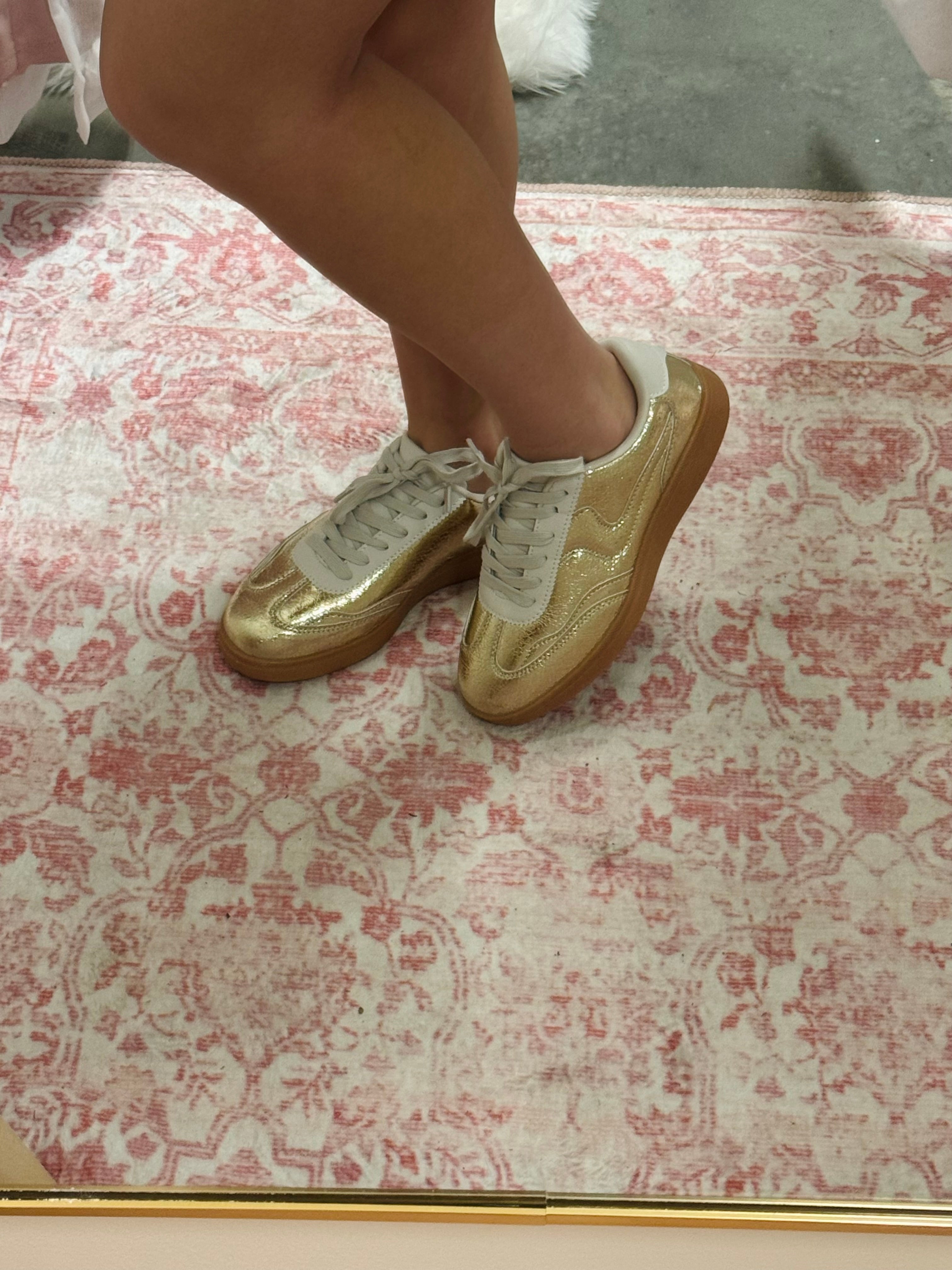 Gold Full Back Sneaker