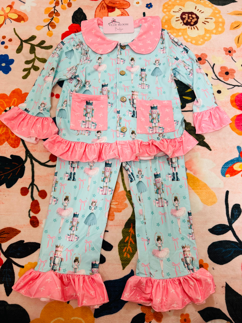 Girls Nutcrackers PJ set