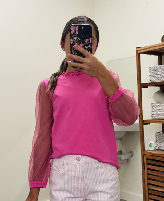 Poppin Pink Top