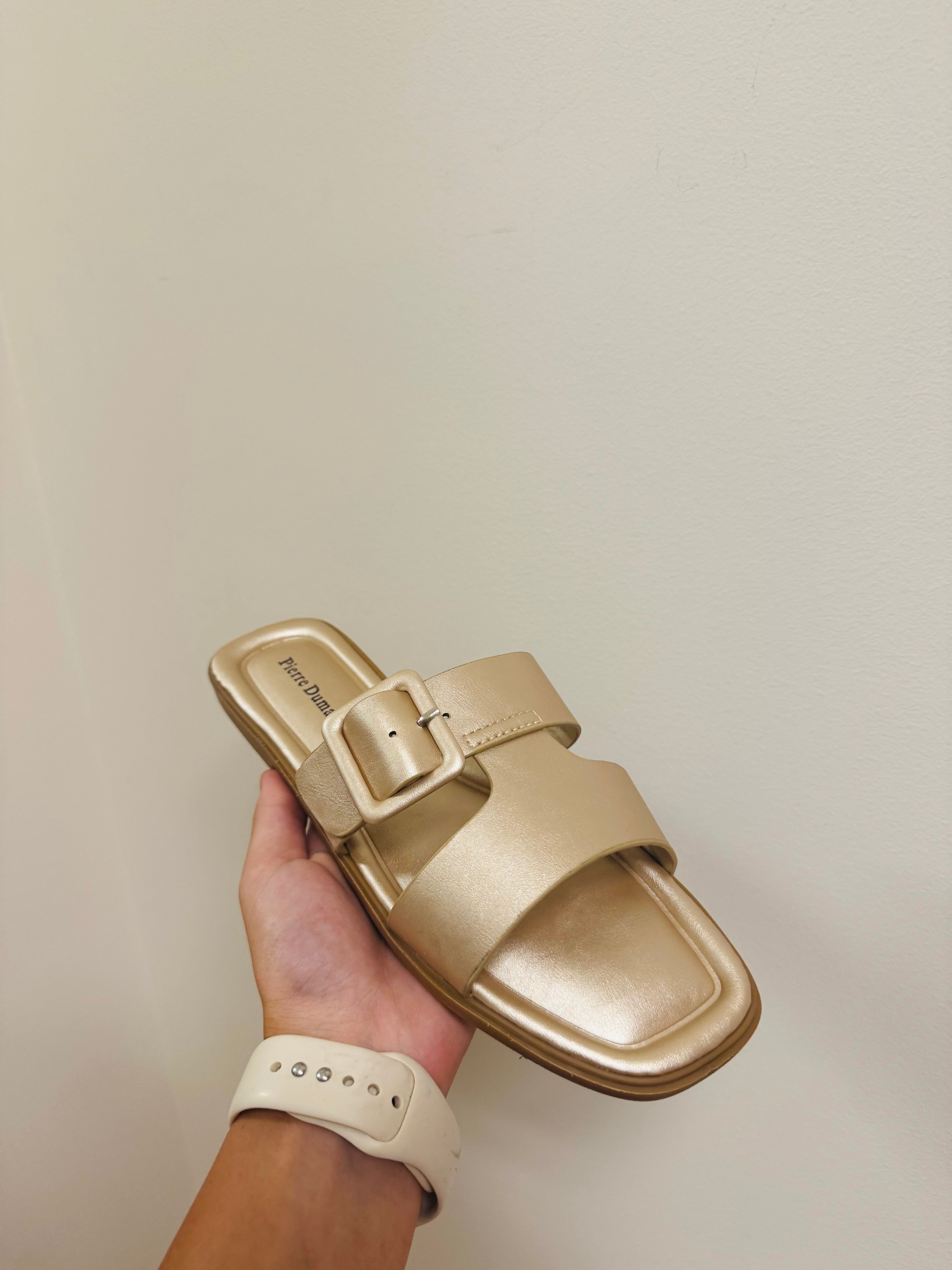 Gold H Sandal