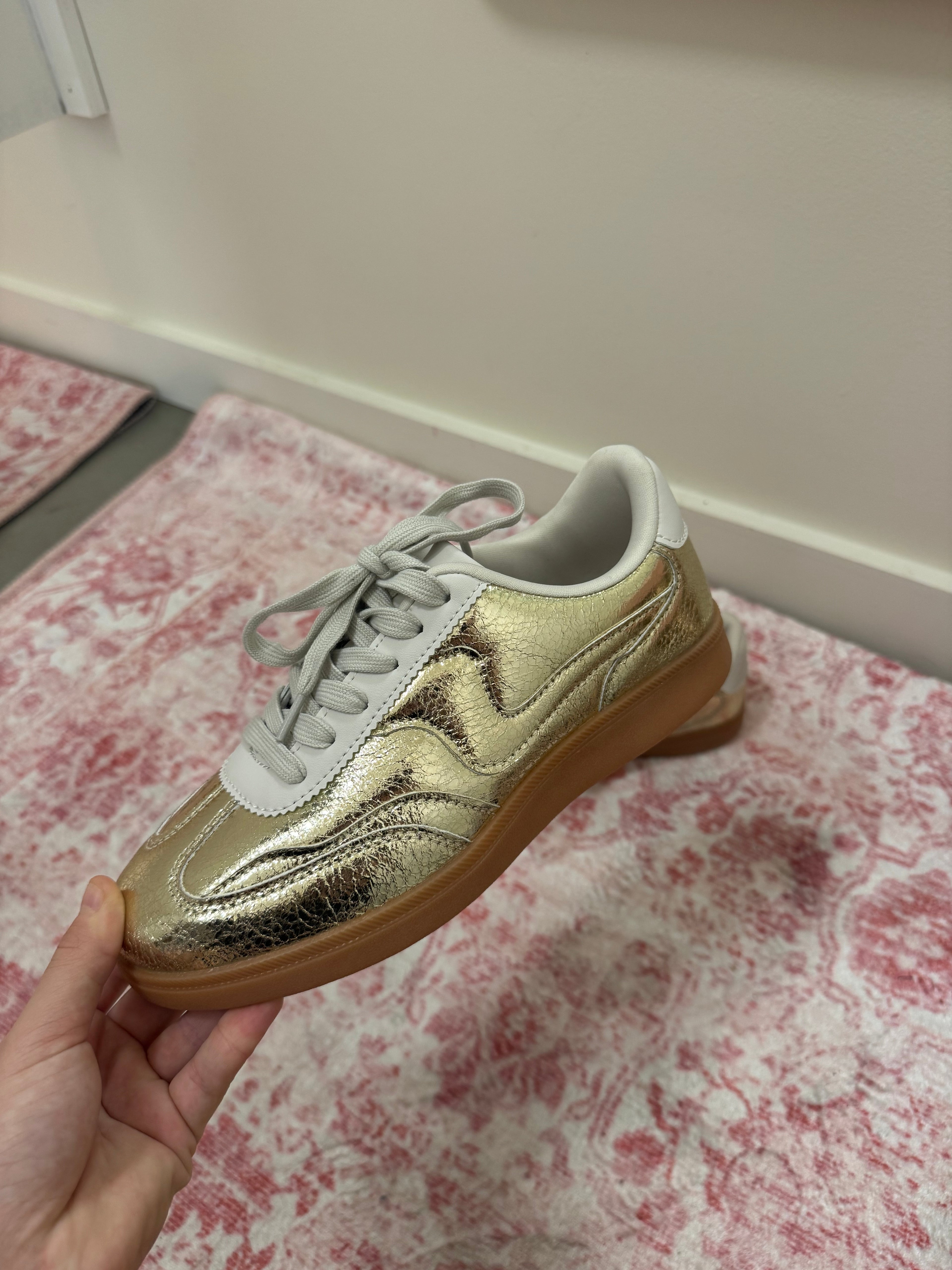 Gold Full Back Sneaker