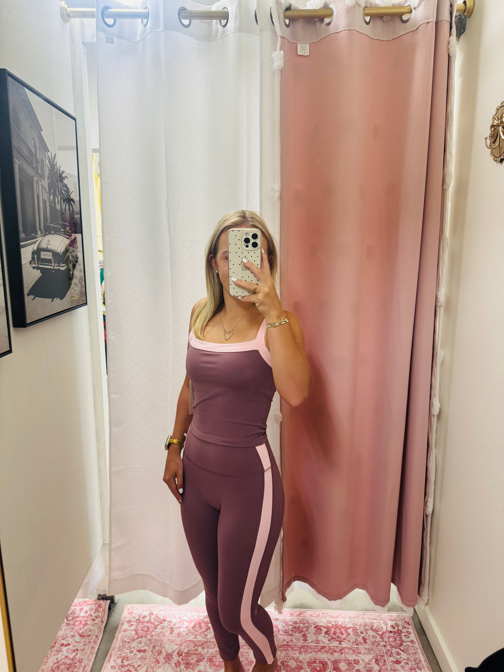 Mauve Athletic Leggings