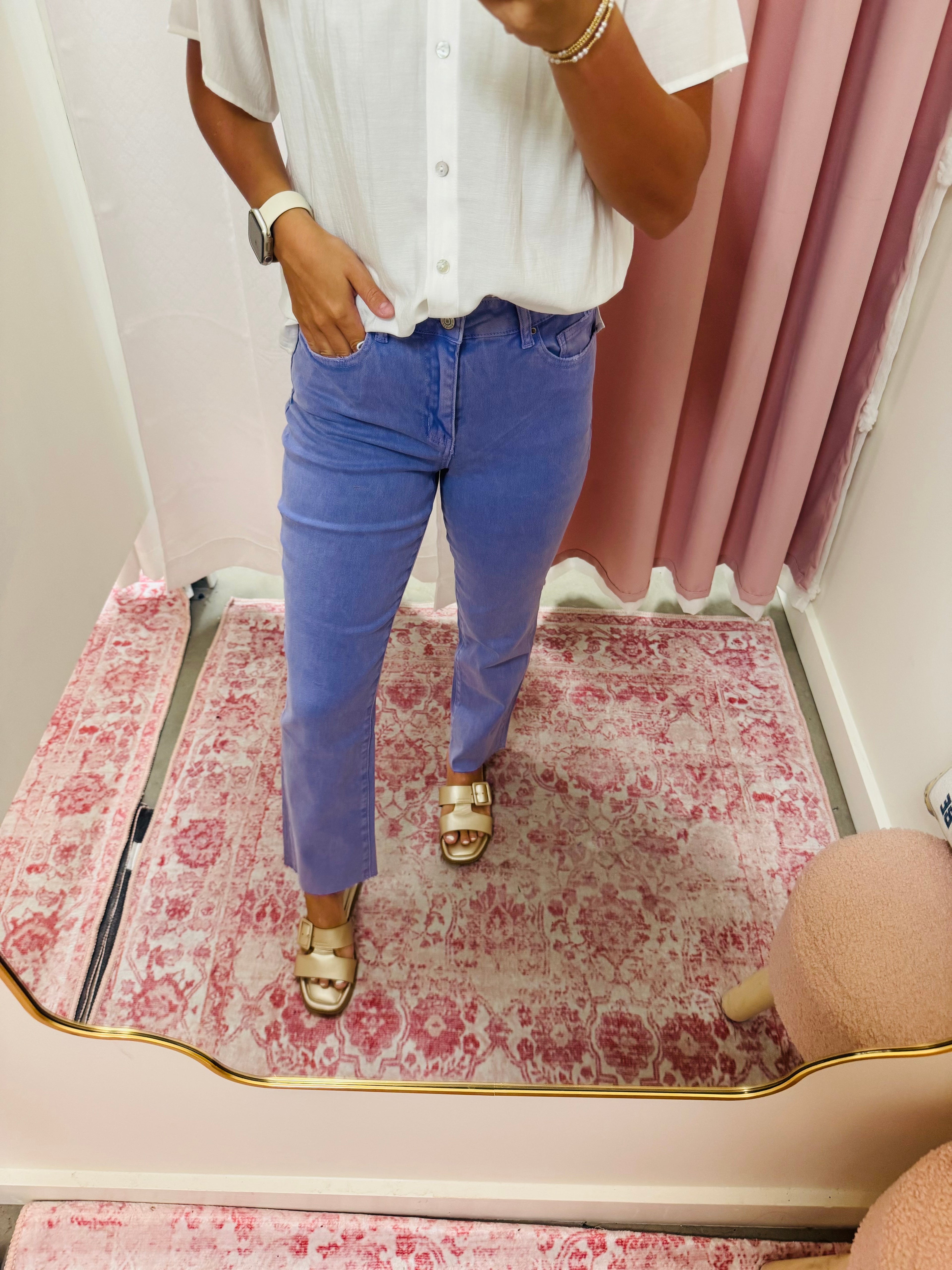 Lavender Dream Straight Leg Jeans