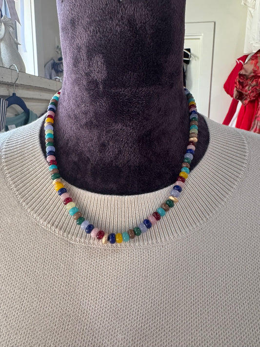Deep Color Palette Necklace