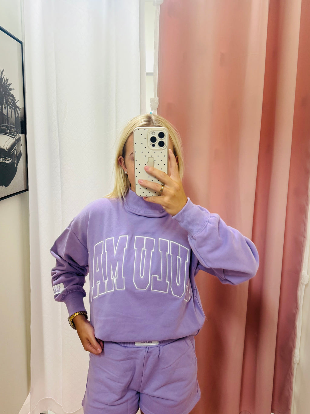 Lulu Mac Lavender Mockneck