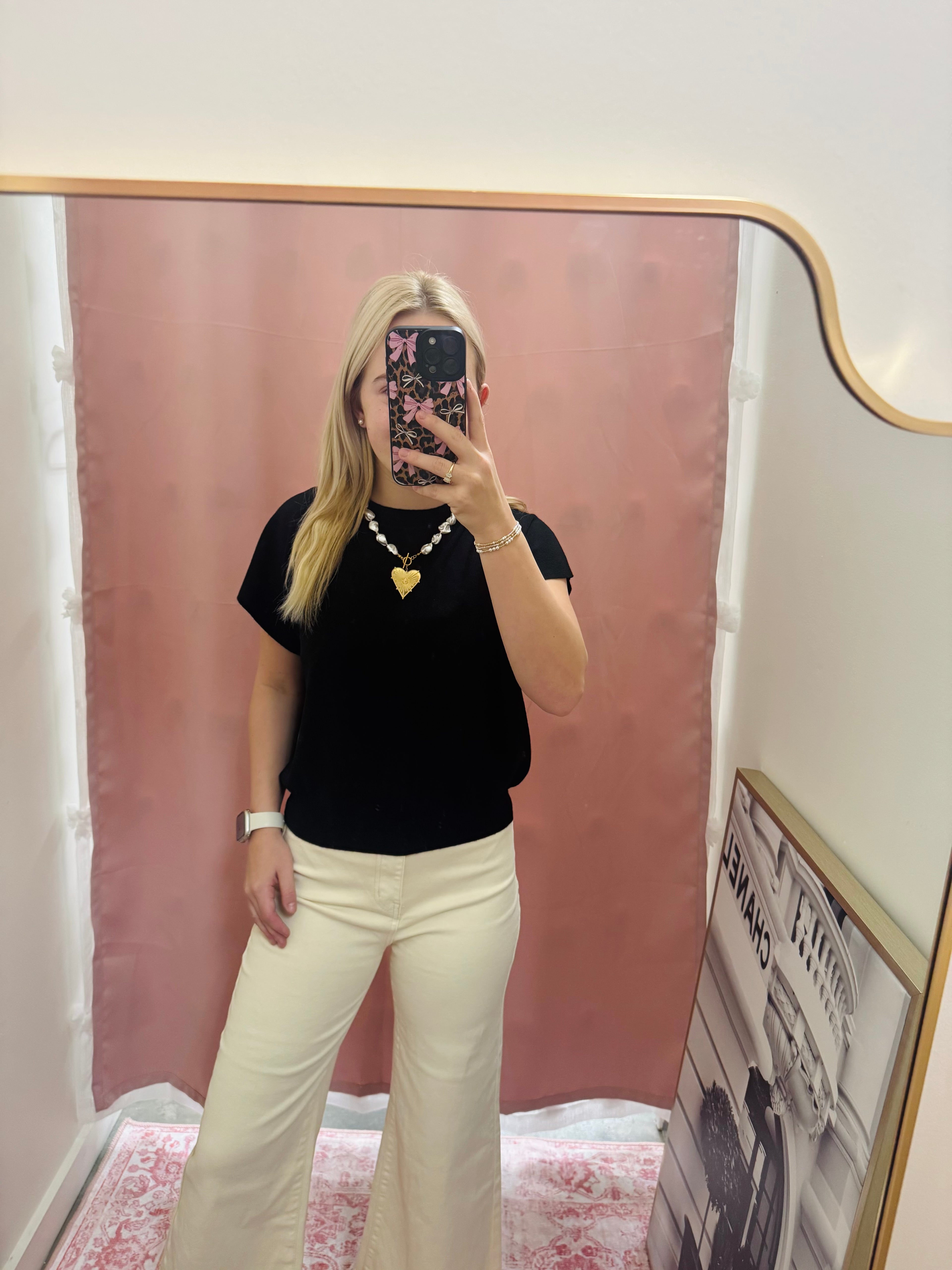 Deep Black Soft Bubble Sweater