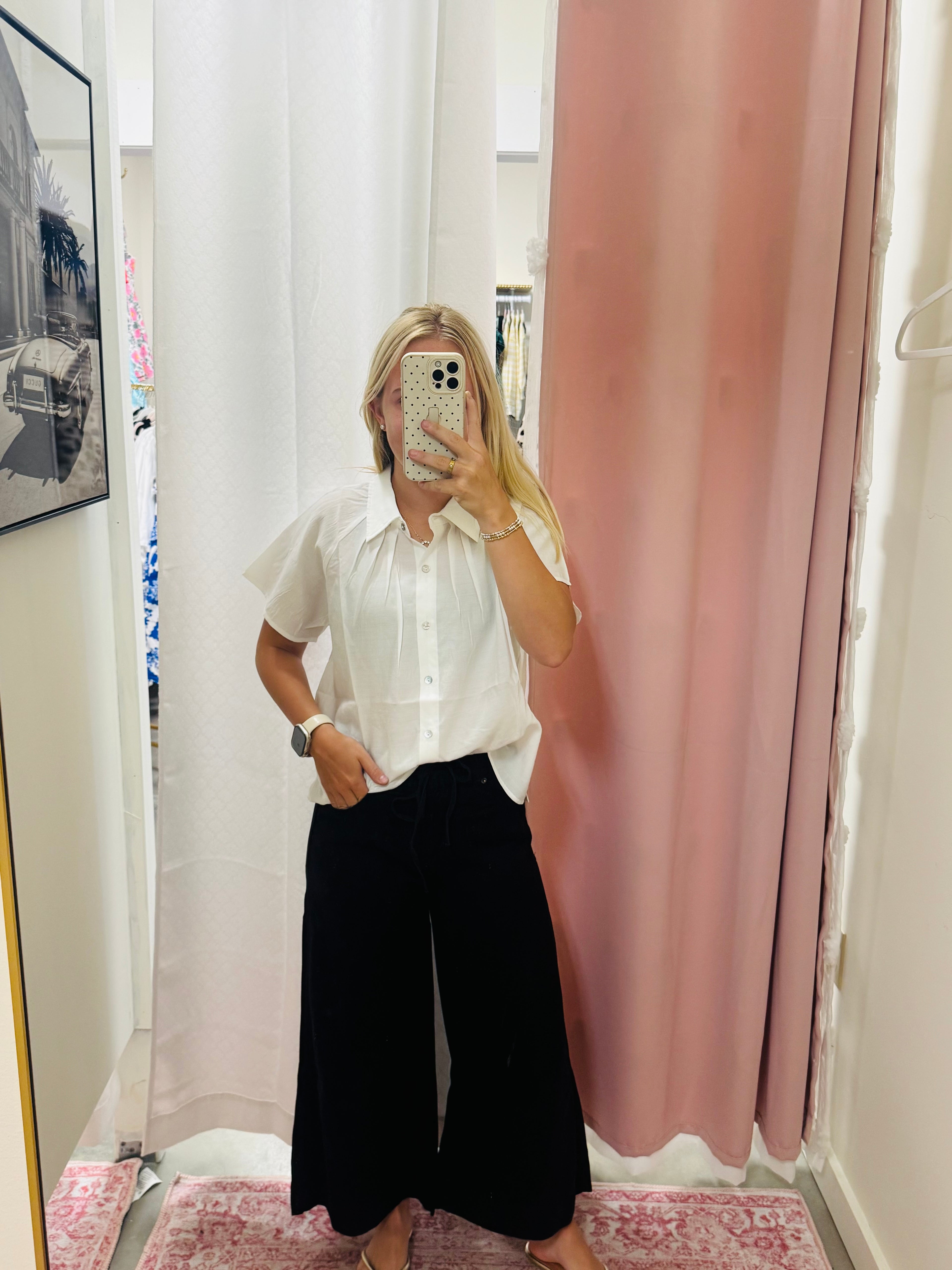 Simple In White Blouse