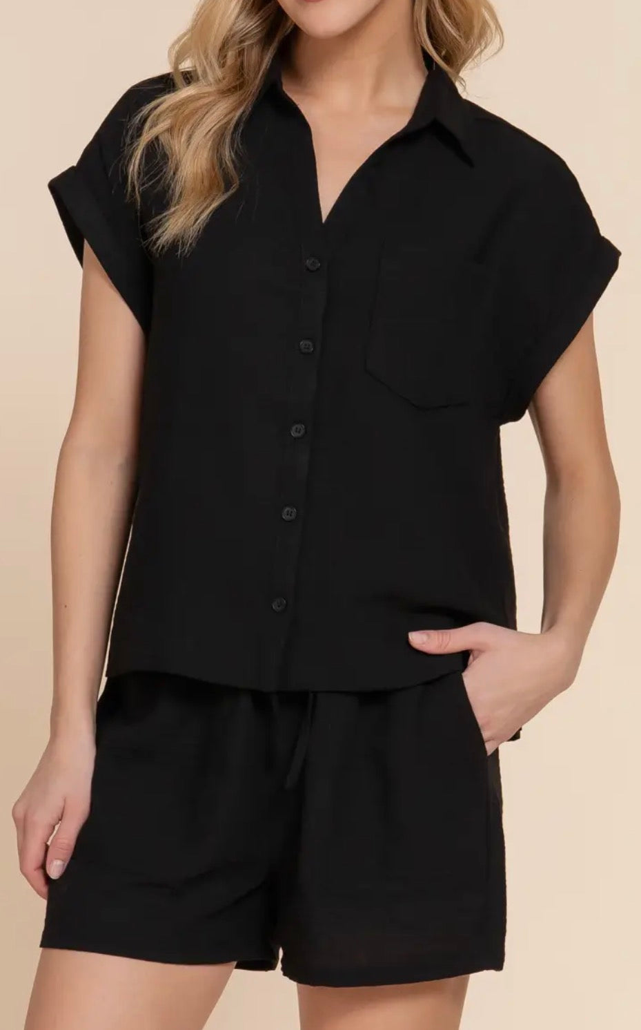 Plus Size Linen Set
