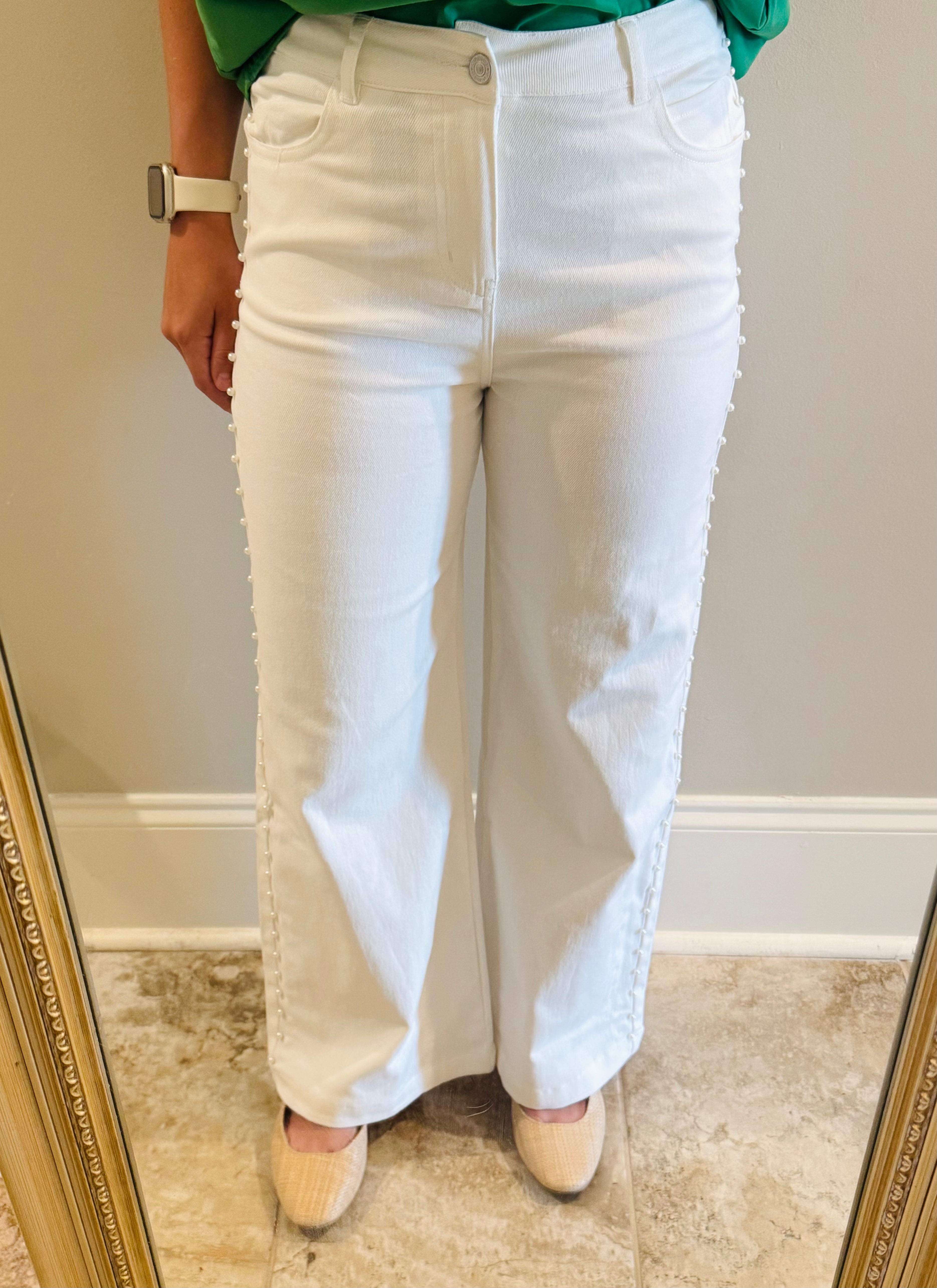 White Denim Pearl Jeans