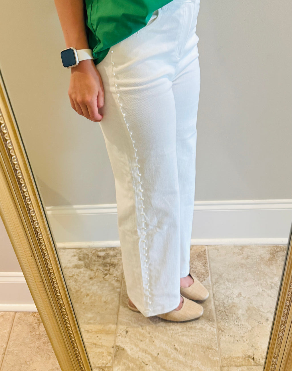 White Denim Pearl Jeans