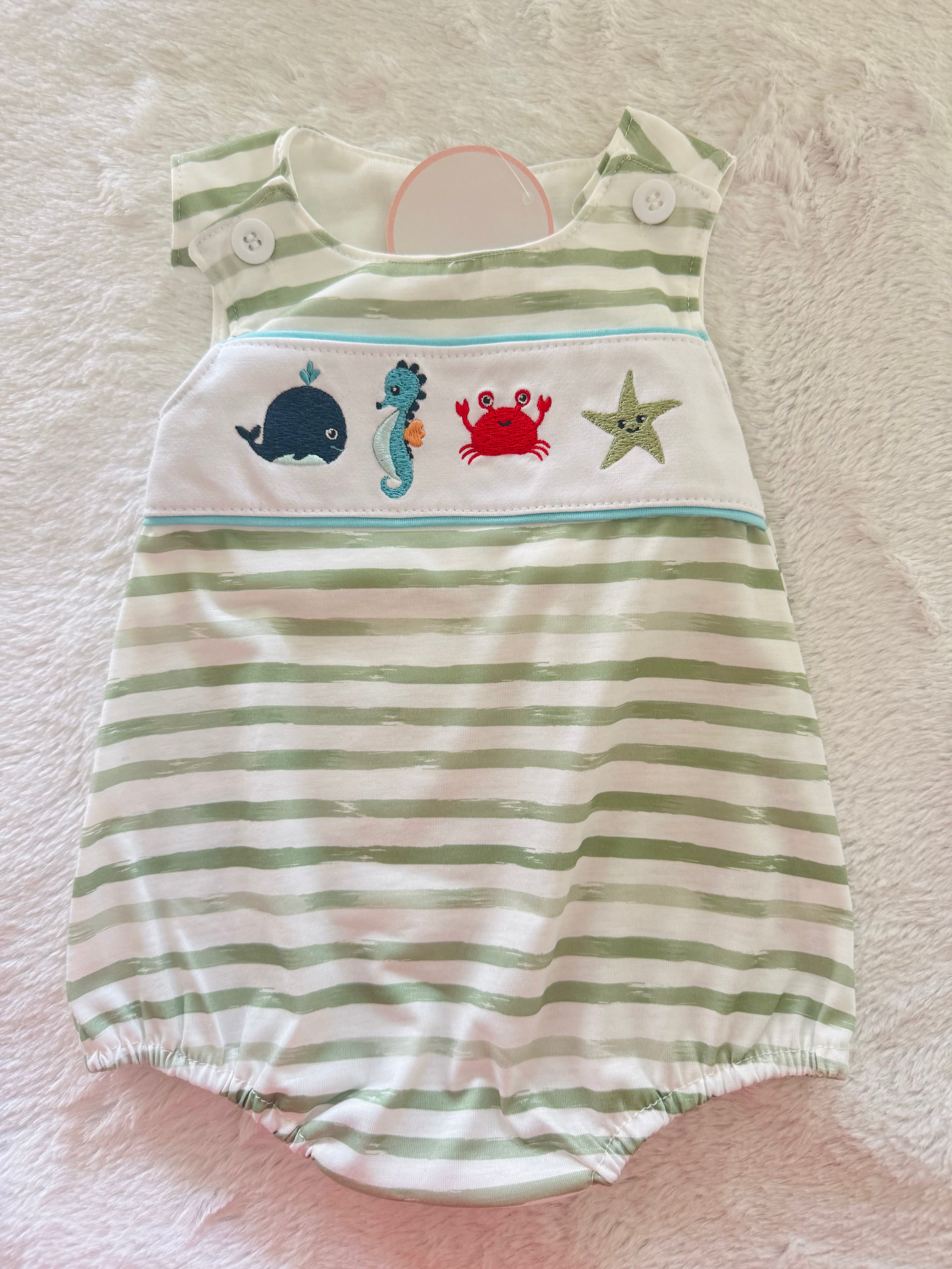 Sea Life Embroidery Bubble