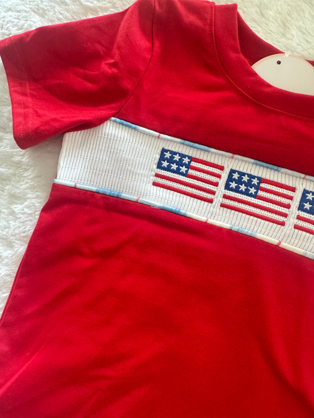 Flag Embroidery Top