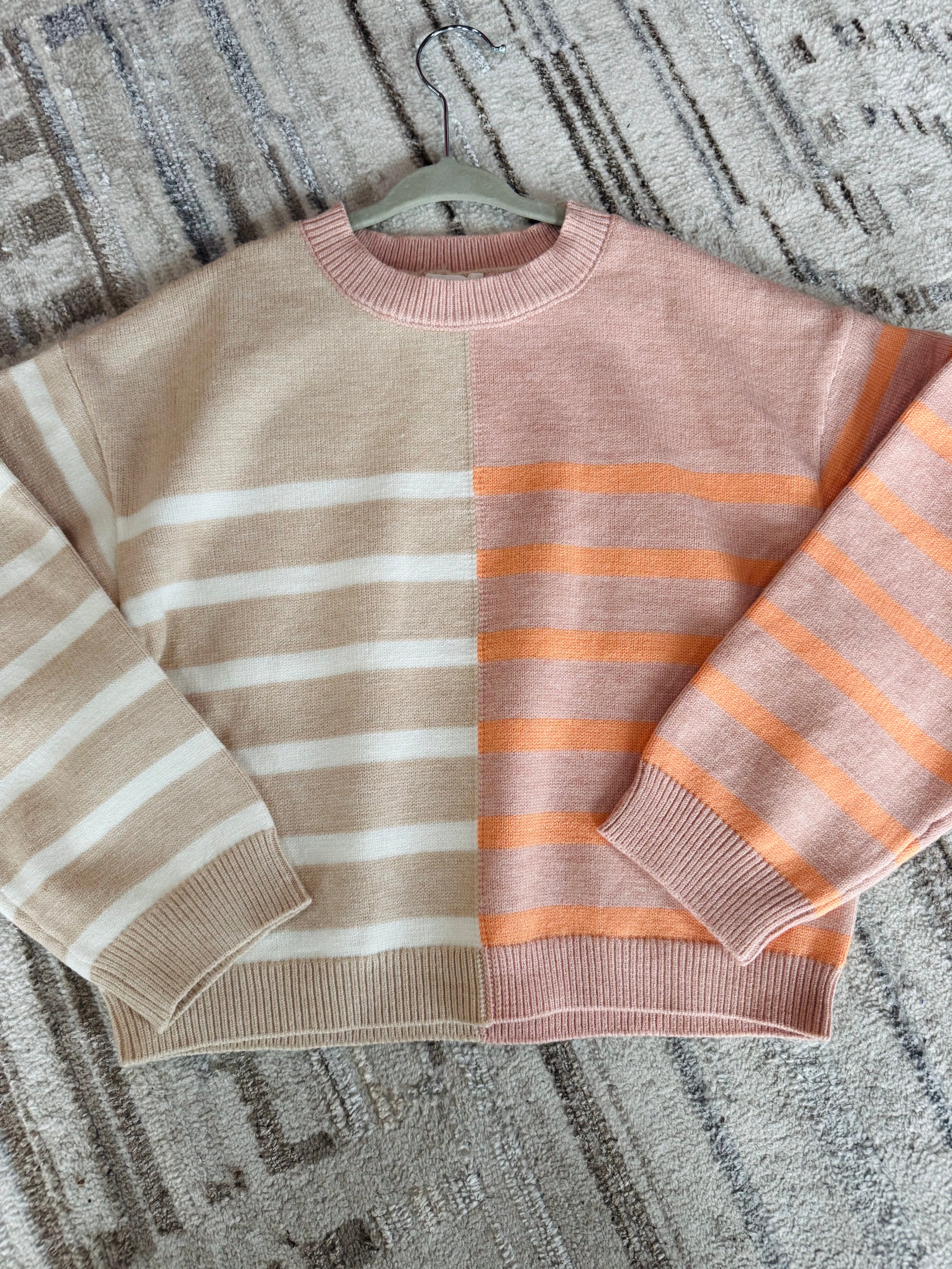 Tween Colorblock Sweater