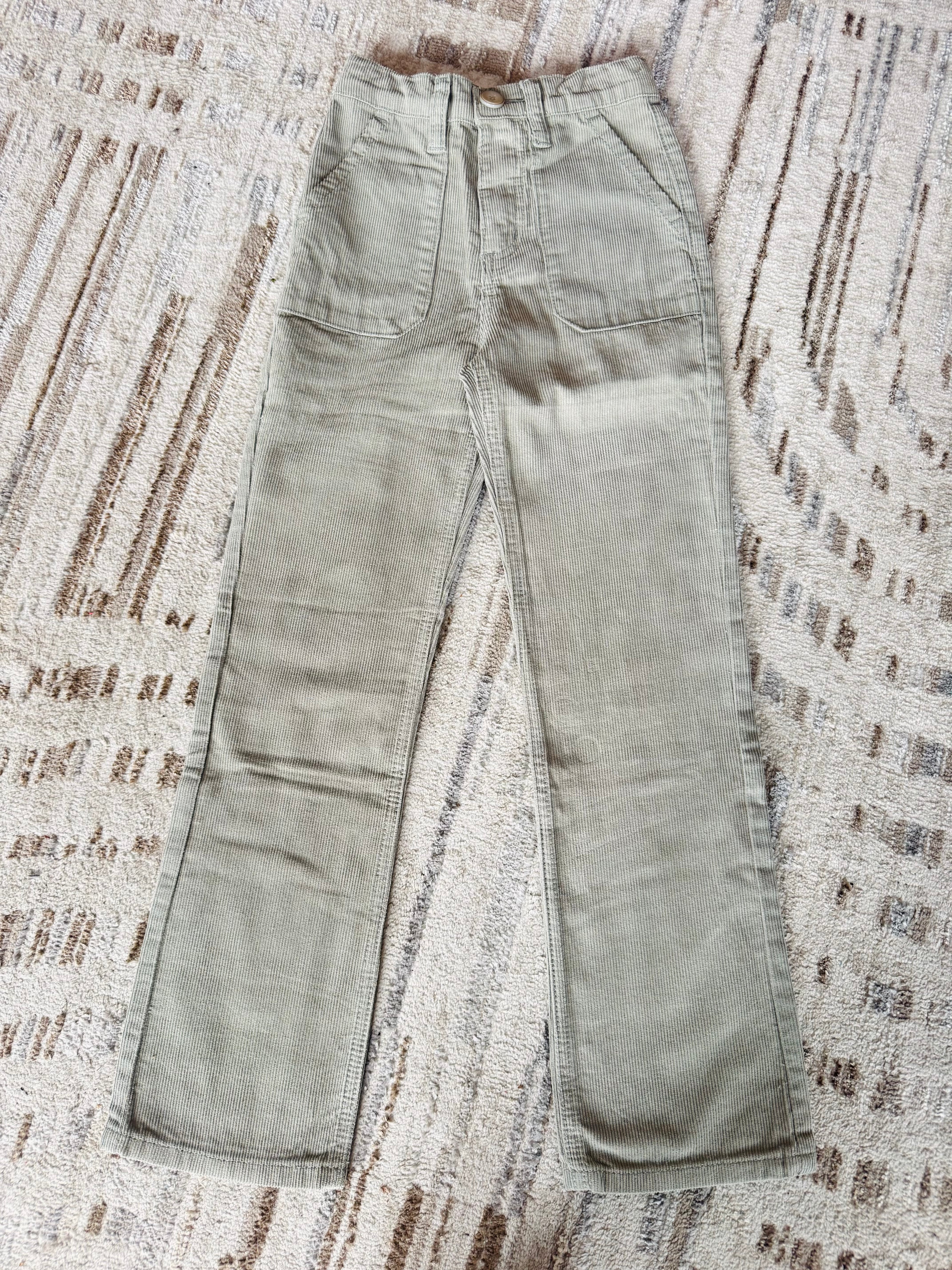 Sage Cord Pants