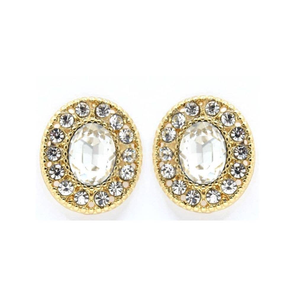 Savoy Crystal Stud Earrings